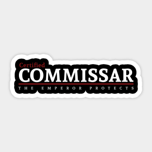 Certified - Commissar Sticker